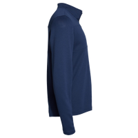 Adidas Men's 3-Stripes Double-Knit Quarter-Zip Pullover, Team Navy Blue / Grey Two, Right Sleeve view