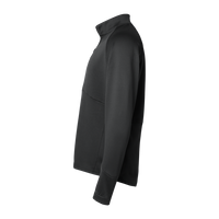 Adidas Men's Performance Quarter-Zip Pullover, Black, Left Sleeve view