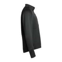 Adidas Men's Performance Quarter-Zip Pullover, Black, Right Sleeve view