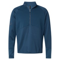 Adidas Men's Performance Quarter-Zip Pullover, Crew Navy, Front view
