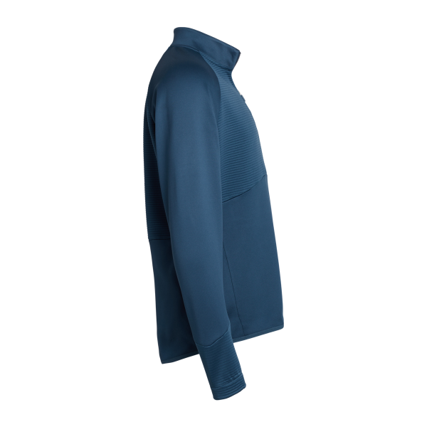Adidas Men's Performance Quarter-Zip Pullover, Crew Navy, Right Sleeve view