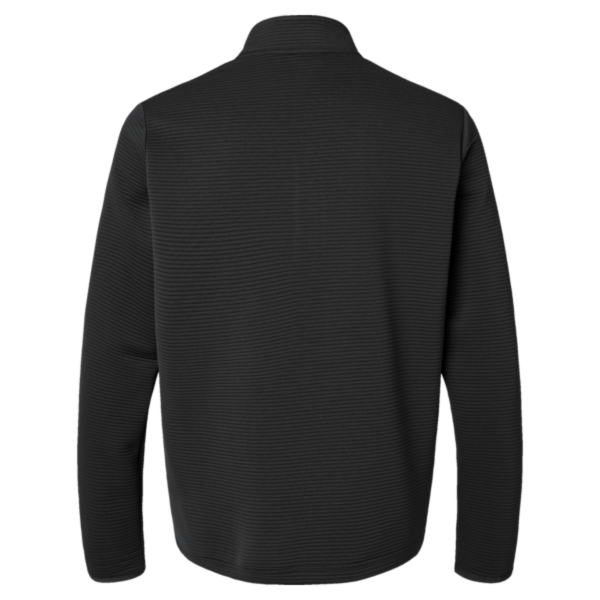 Adidas Men's Spacer Quarter-Zip Pullover, Black, Back view