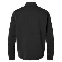 Adidas Men's Spacer Quarter-Zip Pullover, Black, Back view