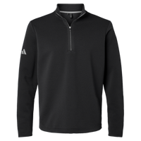 Adidas Men's Spacer Quarter-Zip Pullover, Black, Front view