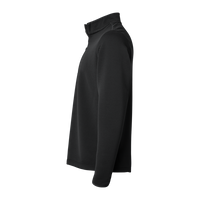 Adidas Men's Spacer Quarter-Zip Pullover, Black, Left Sleeve view