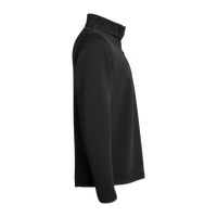 Adidas Men's Spacer Quarter-Zip Pullover, Black, Right Sleeve view