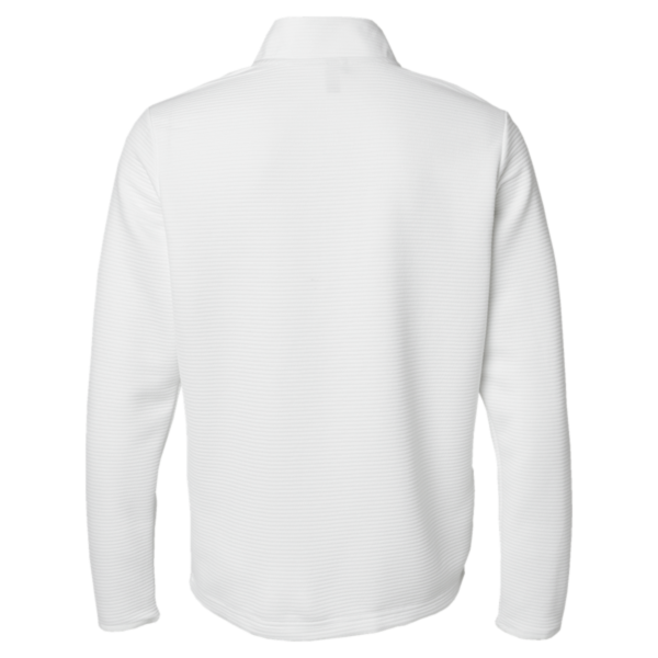 Adidas Men's Spacer Quarter-Zip Pullover, Core White, Back view