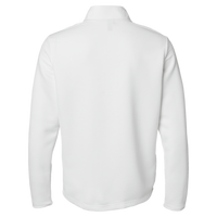 Adidas Men's Spacer Quarter-Zip Pullover, Core White, Back view
