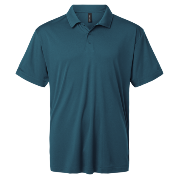 AllPro Men's Pro-Lock Performance Polo, Atlantic Blue, Front view