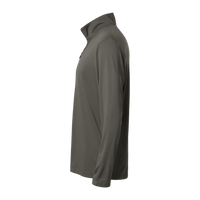 AllPro Men's Pro-Lock Performance Quarter-Zip Pullover, Charcoal, Left Sleeve view