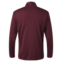 AllPro Men's Pro-Lock Performance Quarter-Zip Pullover, Maroon, Back view