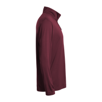 AllPro Men's Pro-Lock Performance Quarter-Zip Pullover, Maroon, Right Sleeve view