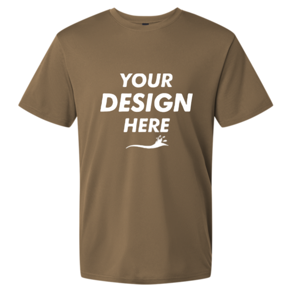 AllPro Men's Pro-Lock Performance T-Shirt, Cigar, Front view, Mockup