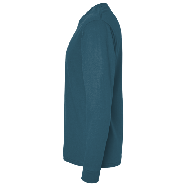 AllPro Unisex Pro-Lock Performance Long Sleeve T-Shirt, Atlantic Blue, Left Sleeve view