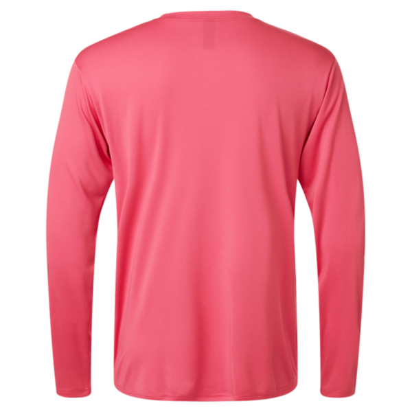 AllPro Unisex Pro-Lock Performance Long Sleeve T-Shirt, Bright Pink, Back view
