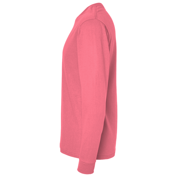 AllPro Unisex Pro-Lock Performance Long Sleeve T-Shirt, Bright Pink, Left Sleeve view