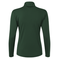 AllPro Women's Pro-Lock Performance Quarter-Zip Pullover, Forest Green, Back view
