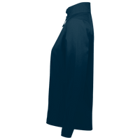 AllPro Women's Pro-Lock Performance Quarter-Zip Pullover, Heather Navy, Left Sleeve view