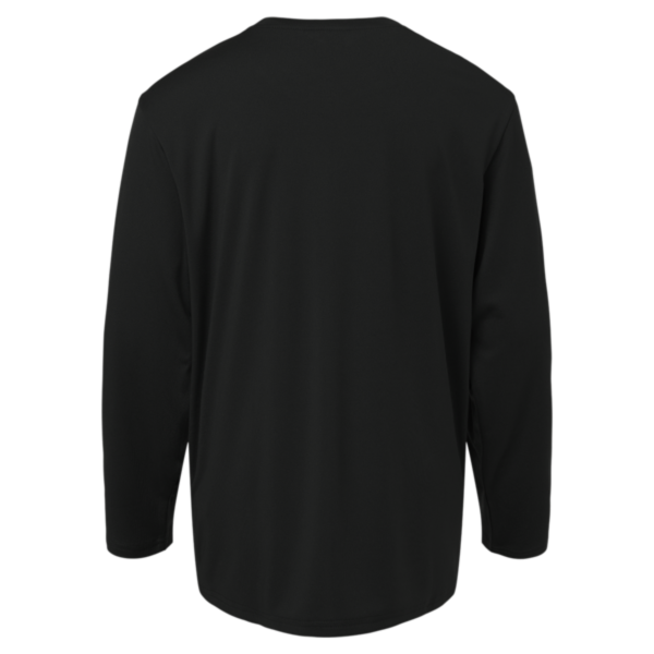 AllPro Youth Pro-Lock Performance Long Sleeve T-Shirt, Black, Back view