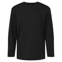 AllPro Youth Pro-Lock Performance Long Sleeve T-Shirt, Black, Front view