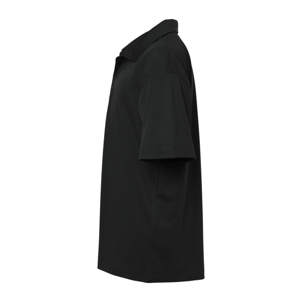 AllPro Youth Pro-Lock Performance Polo, Black, Left Sleeve view