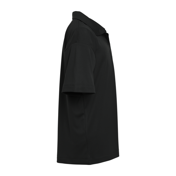 AllPro Youth Pro-Lock Performance Polo, Black, Right Sleeve view