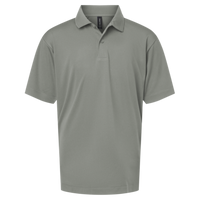 AllPro Youth Pro-Lock Performance Polo, Greystone, Front view