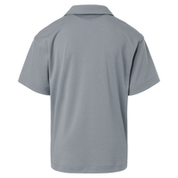 AllPro Youth Pro-Lock Performance Polo, Heather Steel, Back view