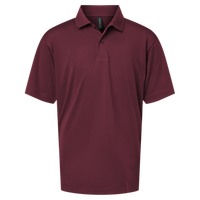 AllPro Youth Pro-Lock Performance Polo, Maroon, Front view