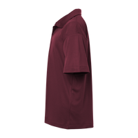 AllPro Youth Pro-Lock Performance Polo, Maroon, Left Sleeve view