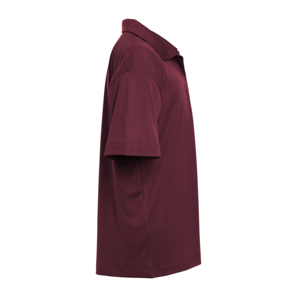 AllPro Youth Pro-Lock Performance Polo, Maroon, Right Sleeve view
