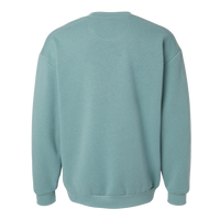 American Apparel Unisex ReFlex Fleece Crewneck Sweatshirt, Arctic, Back view