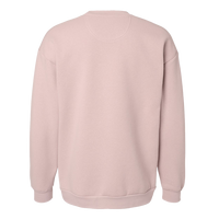 American Apparel Unisex ReFlex Fleece Crewneck Sweatshirt, Blush, Back view
