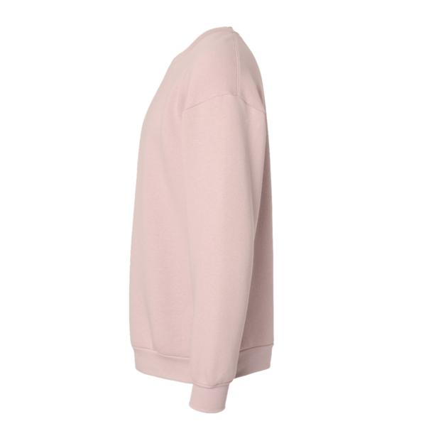 American Apparel Unisex ReFlex Fleece Crewneck Sweatshirt, Blush, Left Sleeve view