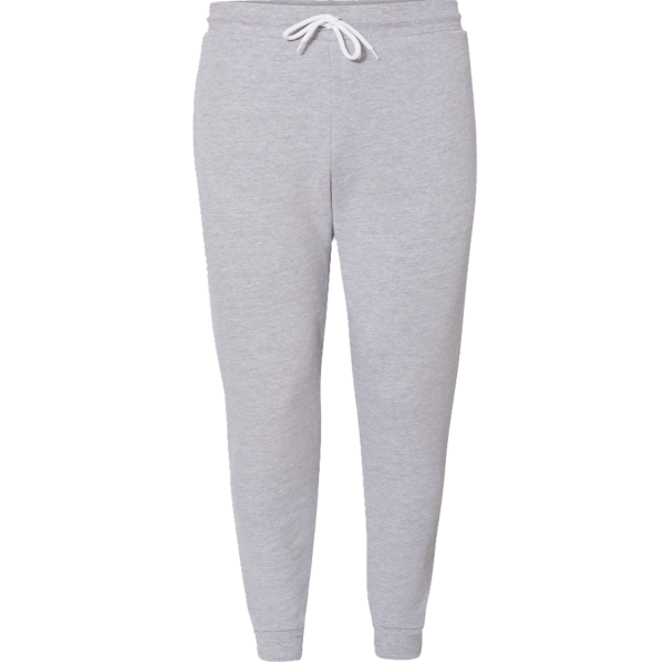 Bella + Canvas Sponge Fleece Jogger Sweatpants, Athletic Heather, Front view