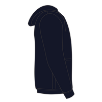 Bella + Canvas Toddler Sponge Fleece Full-Zip Hoodie Sweatshirt, Navy, Right Sleeve view