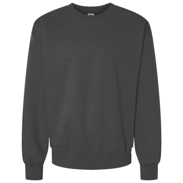 Bella + Canvas Unisex 10 oz. Heavyweight Crewneck Sweatshirt, Asphalt, Front view