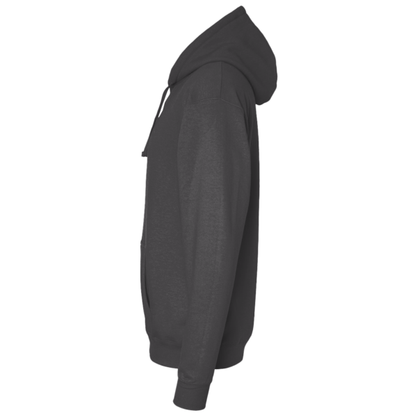 Bella + Canvas Unisex 10 oz. Heavyweight Hoodie Sweatshirt, Asphalt, Left Sleeve view