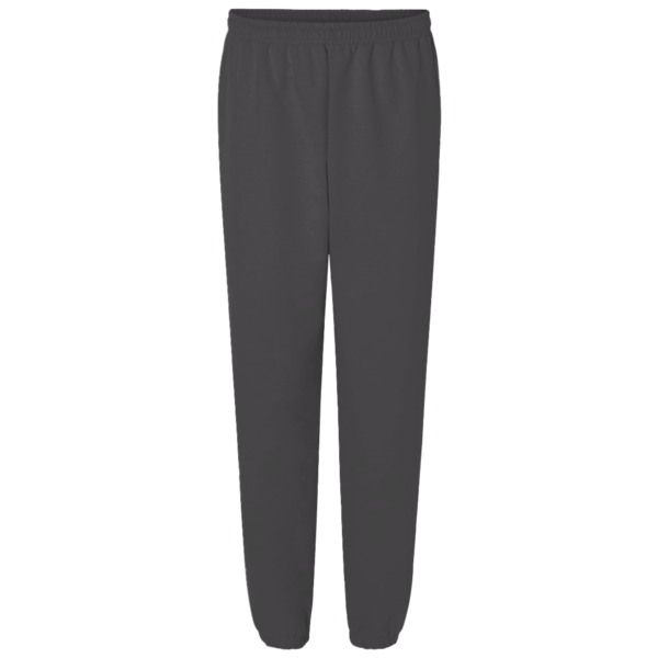 Bella + Canvas Unisex 10 oz. Heavyweight Sweatpants, Asphalt, Front view