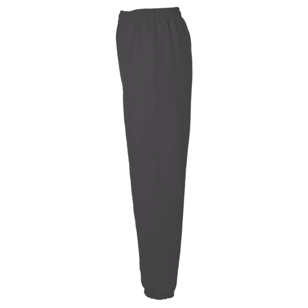 Bella + Canvas Unisex 10 oz. Heavyweight Sweatpants, Asphalt, Left Side view