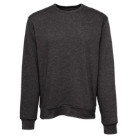 Bella + Canvas Unisex Sponge Fleece Classic Crewneck Sweatshirt, Dark Grey Heather, Front view