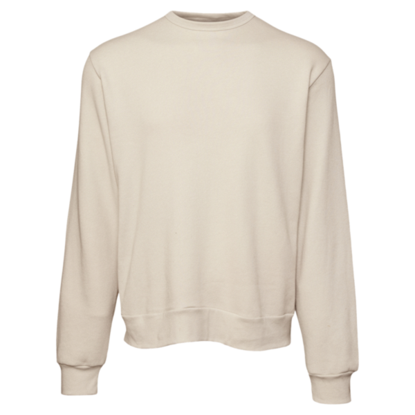Bella + Canvas Unisex Sponge Fleece Classic Crewneck Sweatshirt, Heather Dust, Front view