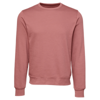 Bella + Canvas Unisex Sponge Fleece Classic Crewneck Sweatshirt, Mauve, Front view