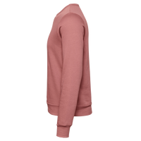 Bella + Canvas Unisex Sponge Fleece Classic Crewneck Sweatshirt, Mauve, Left Sleeve view