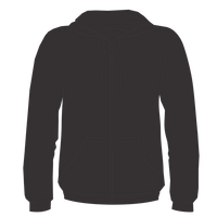 Bella + Canvas Unisex Sponge Fleece DTM Full-Zip Hoodie Sweatshirt, Dark Grey Heather, Front view