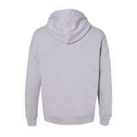 Bella + Canvas Unisex Sponge Fleece Drop Shoulder Hoodie Sweatshirt, Athletic Heather, Back view