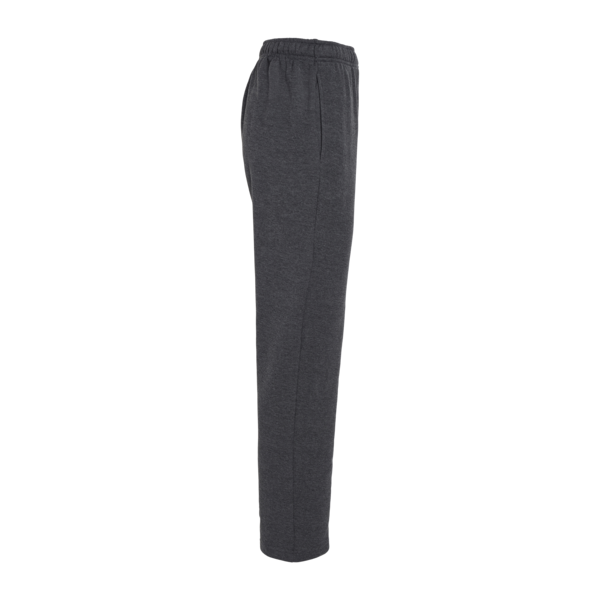 Bella + Canvas Unisex Sponge Fleece Straight Leg Sweatpants, Dark Grey Heather, Right Side view
