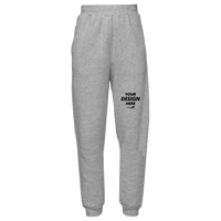 Bella + Canvas Youth Jogger Sweatpants, Athletic Heather, Front view, Mockup