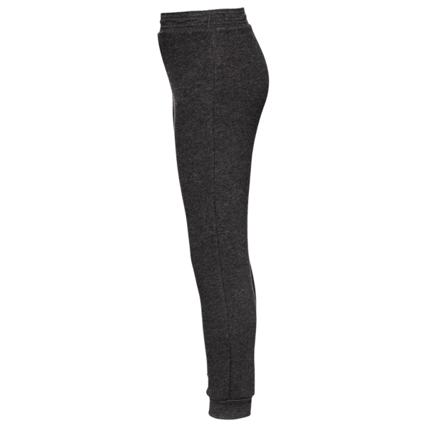 Bella + Canvas Youth Jogger Sweatpants, Dark Grey Heather, Left Side view