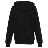Bella + Canvas Youth Sponge Fleece Full-Zip Hoodie Sweatshirt, Black, Back view